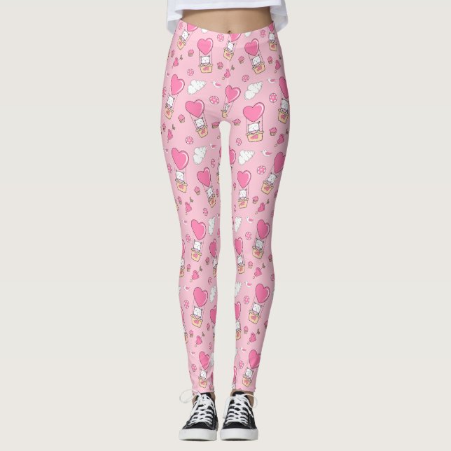 Cute Cat Pattern Leggings (Front)