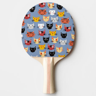 Cute Cat Pattern Ping Pong Paddle
