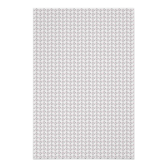 Cute Cat Pattern Seamless Background Poster (Front)
