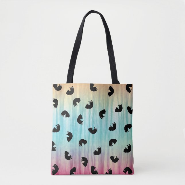 CUTE Cat Pattern Tote Bag (Front)