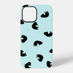 CUTE Cat Pattern w Changeable Background Colour iPhone 12 Case