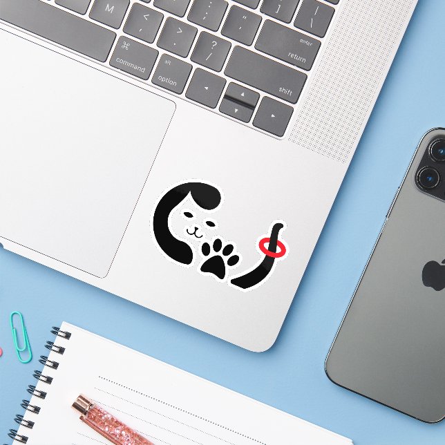 Cute Cat Paw (Laptop w/ iPhone)