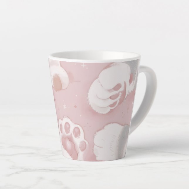 Cute cat paw mug (Right Angle)