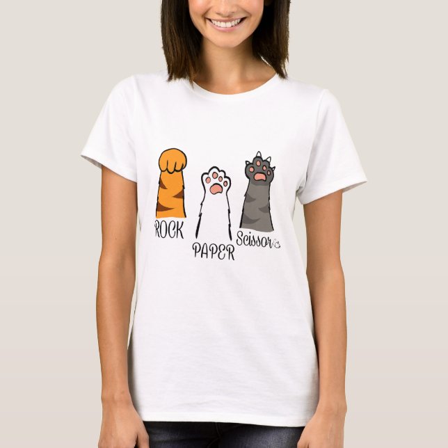 Cute Cat Paw Pet Lover for Cat Own T-Shirt (Front)