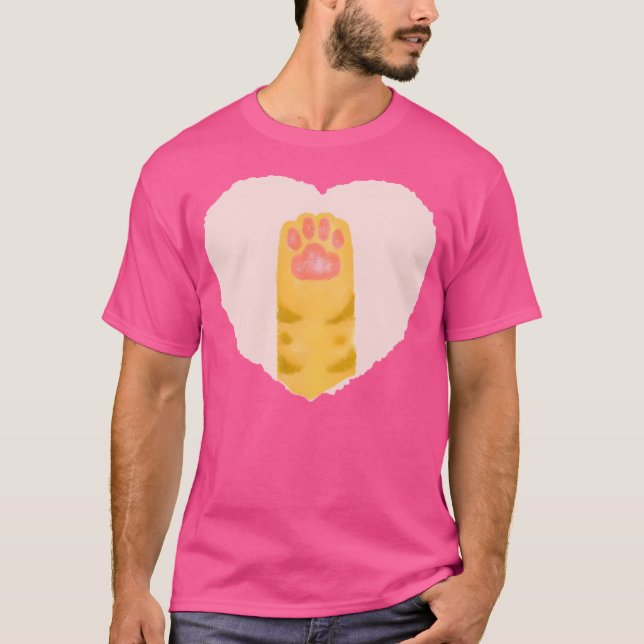 Cute Cat Paw T-Shirt (Front)