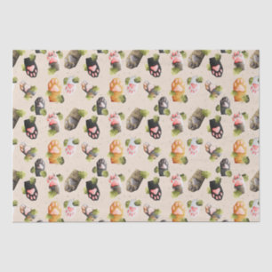 Cute Cat Paws - Seamless Pattern Tissue Paper