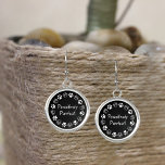 Cute Cat Pawsitively Purrfect Paw Prints Earrings<br><div class="desc">Adorable paw print earrings let’s everyone know you’re pawsitively purrfect!</div>
