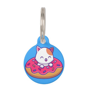 Cute Cat Pet Tag