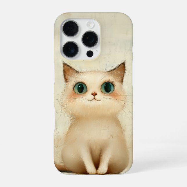 Cute Cat Phone Case (Back)