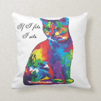Cute cat pillow