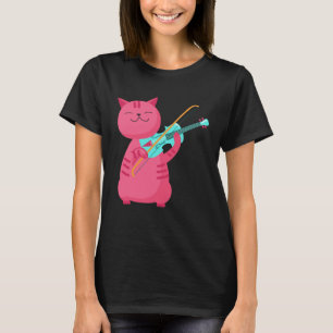 Cute Cat Playing the Violin T-Shirt