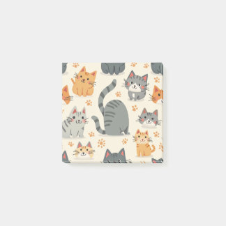 cute cat post it note