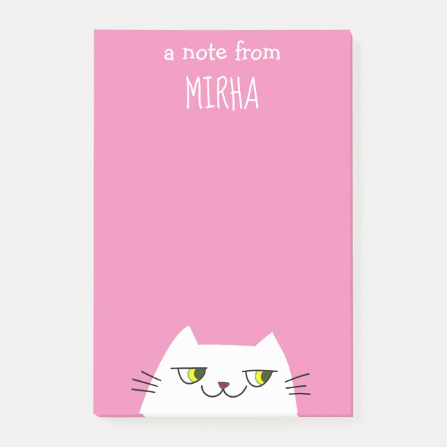 Cute Cat Post-it Notes (Front)