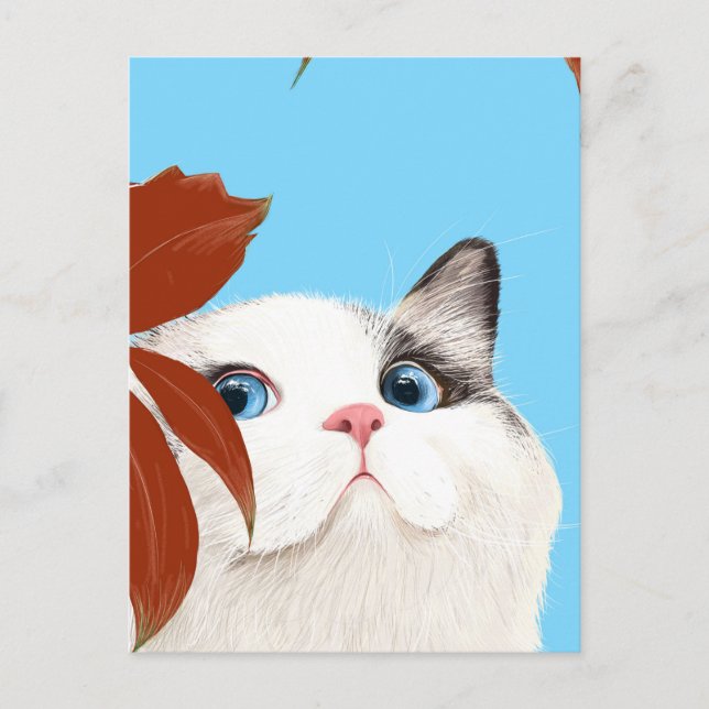 Cute Cat Postcard (Front)