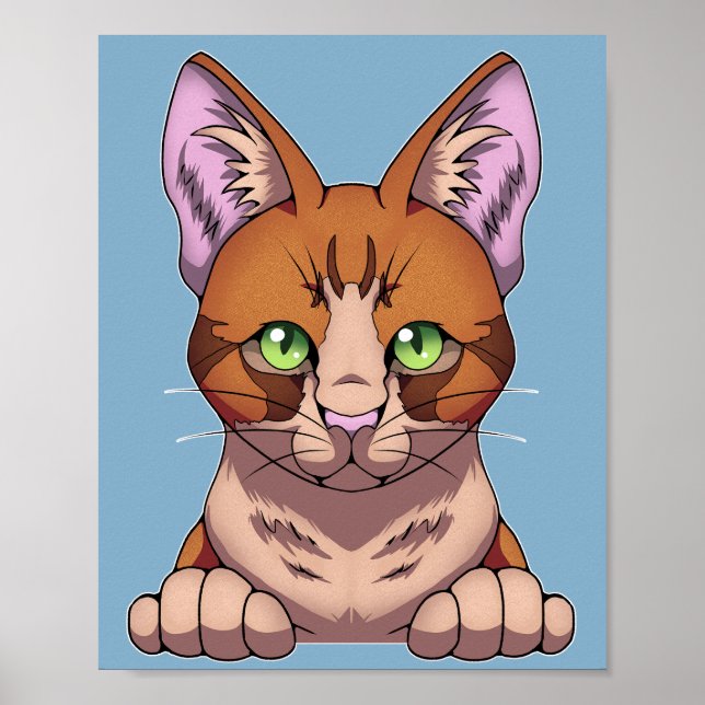 Cute Cat Poster (Front)