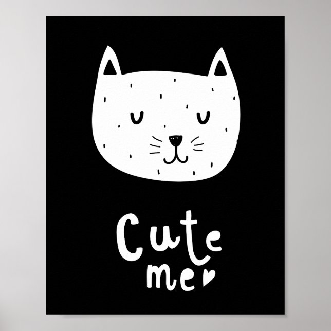 Cute cat poster (Front)