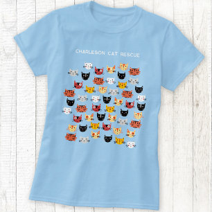 Cute Cat Rescue Personalised T-Shirt