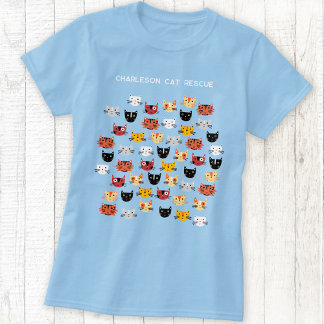 Cute Cat Rescue Personalised T-Shirt