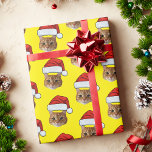 Cute Cat Santa Hat | Custom Face Cat Christmas Wrapping Paper<br><div class="desc">Cute Cat Santa Hat Custom Face Photo Christmas Wrapping Paper</div>