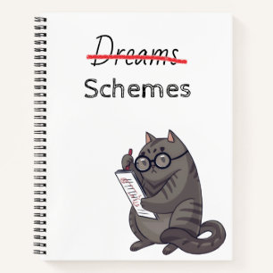 Cute Cat Schemes Notebook