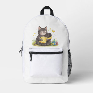 Cute cat school backpack