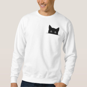 Cute Cat Shirt, Cat Hiding in Pocket Shirt