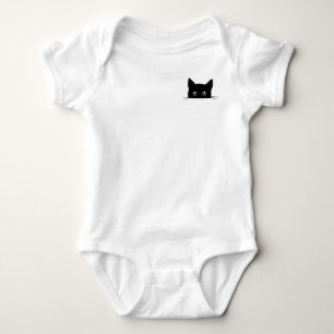 Cute Cat Shirt, Cat Hiding in Pocket Shirt