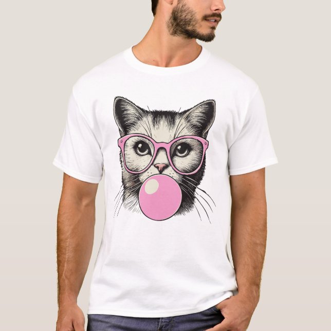 Cute Cat Shirt for Women Funny Cat Love (Front)