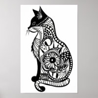 Cute cat sketch II Small