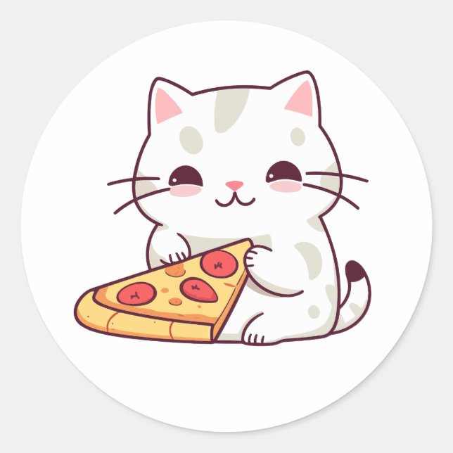 Cute Cat sticker (Front)