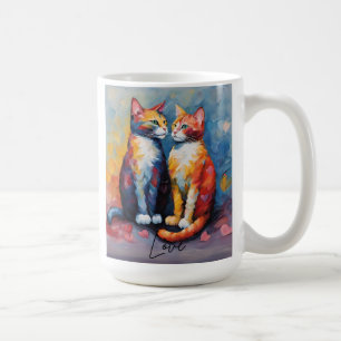 Cute Cat  Stylish Animal Cat Latte Coffee Mug