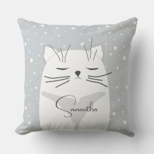 Cute cat, symbol of 2023. cushion