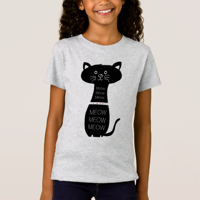 Cute Cat T-Shirt (Front)
