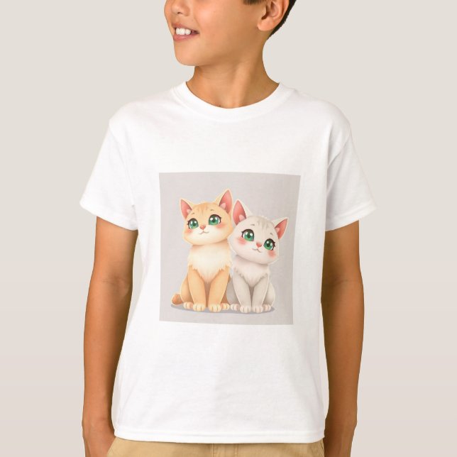Cute Cat T-Shirt (Front)