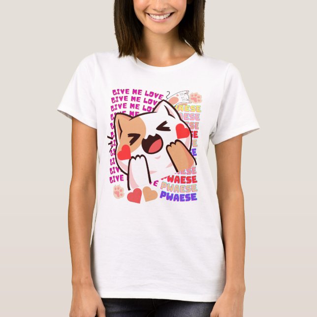 cute cat T-Shirt (Front)