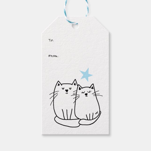 Cute Cat Tags (Front)