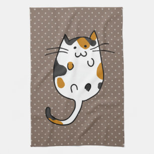 Cute Cat Tea Towel