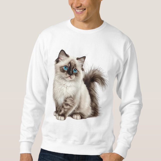 Cute Cat Tee Cat Mum Cat Dad (Front)