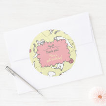 Cute Cat Thank You Birthday