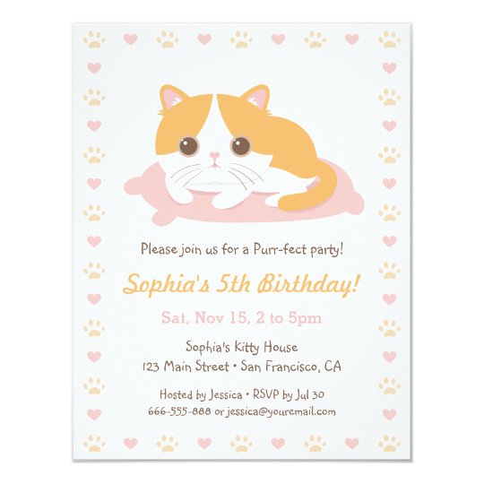 Cat Themed Invitations 5