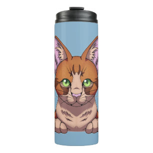 Cute Cat Thermal Tumbler
