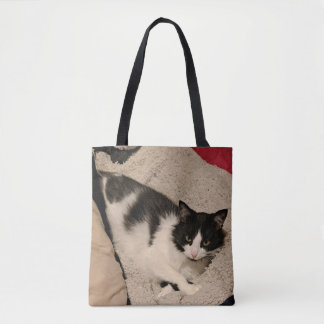 Cute cat tote bag 