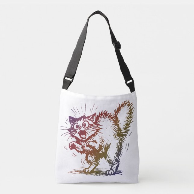 Cute Cat Tote Bags for Cat Lovers (Front)