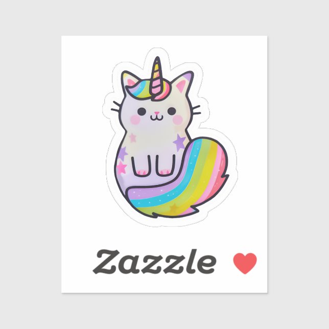 Cute cat unicorn rainbow (Sheet)