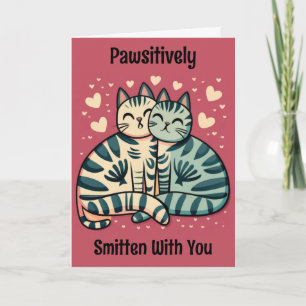 Cute Cat Valentine Card