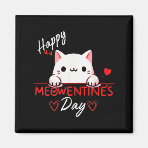 Cute Cat Valentines Day Love For Girls Kitty Quote Magnet