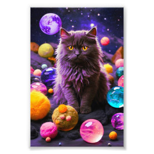 Cute Cat Wall Art  Decor