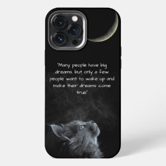 cute cat ,Wisdom crescent iPhone 13 Pro Max Case