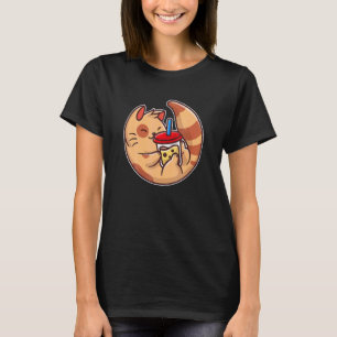 Cute Cat With A Boba Ea T-Shirt