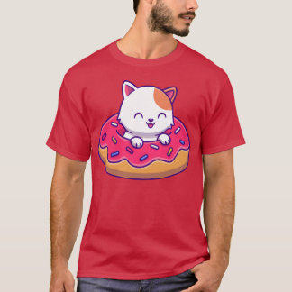 Cute Cat with DonutCat In Doughnut Doughnut Cat fr T-Shirt